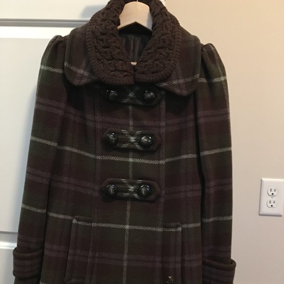 Teenie Weenie Luxury Fuzzy Bear Coat with removable collar - Picture 1 of 13